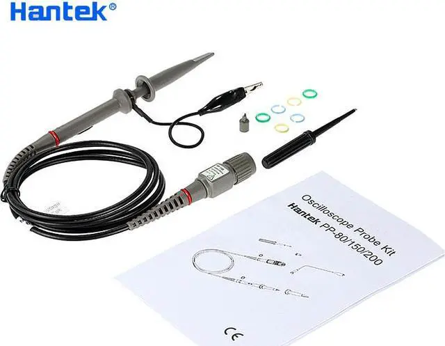 Alt view image 3 of 7 - Hantek PP-300 High Voltage Probe 60MHz-300MHz Kit Attenuation 10:1 Suitable For 1008c 6074be Various Oscilloscopes
