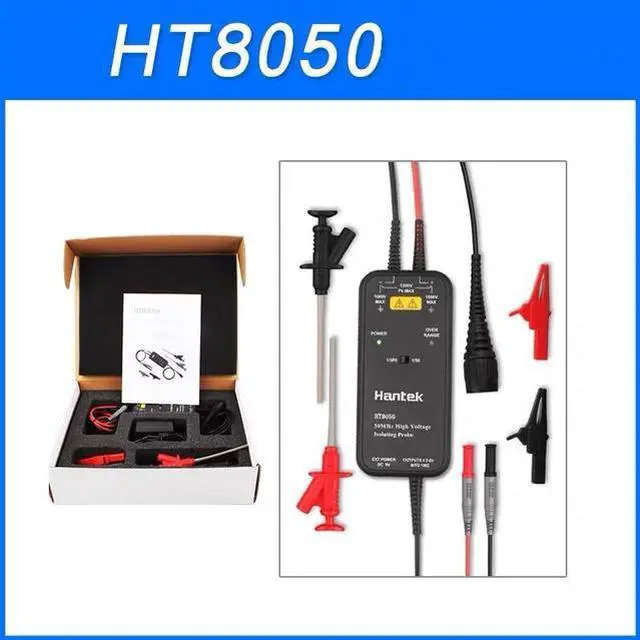 Main image of Hantek HT8050 Oscilloscope High Voltage Isolated Differential Probe 50MHZ Bandwidth 1/50  Two-Stage Attenuation
