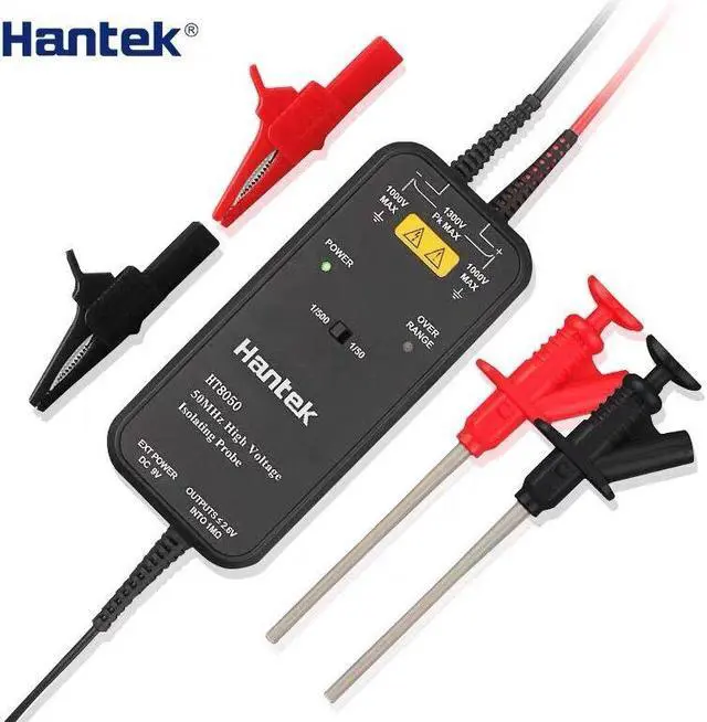 Alt view image 2 of 7 - Hantek HT8050 Oscilloscope High Voltage Isolated Differential Probe 50MHZ Bandwidth 1/50  Two-Stage Attenuation