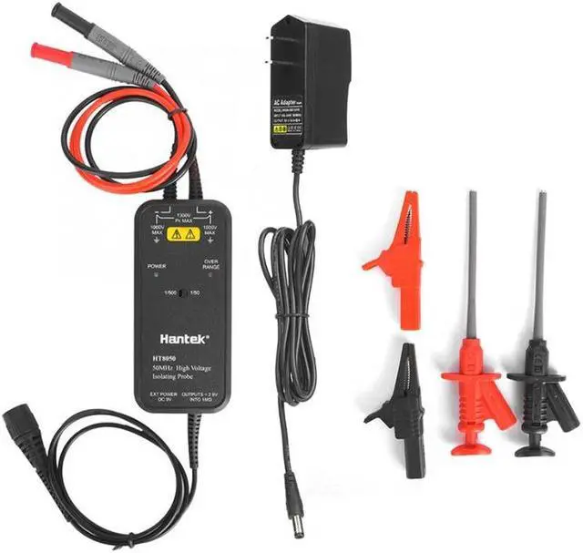 Alt view image 4 of 7 - Hantek HT8050 Oscilloscope High Voltage Isolated Differential Probe 50MHZ Bandwidth 1/50  Two-Stage Attenuation
