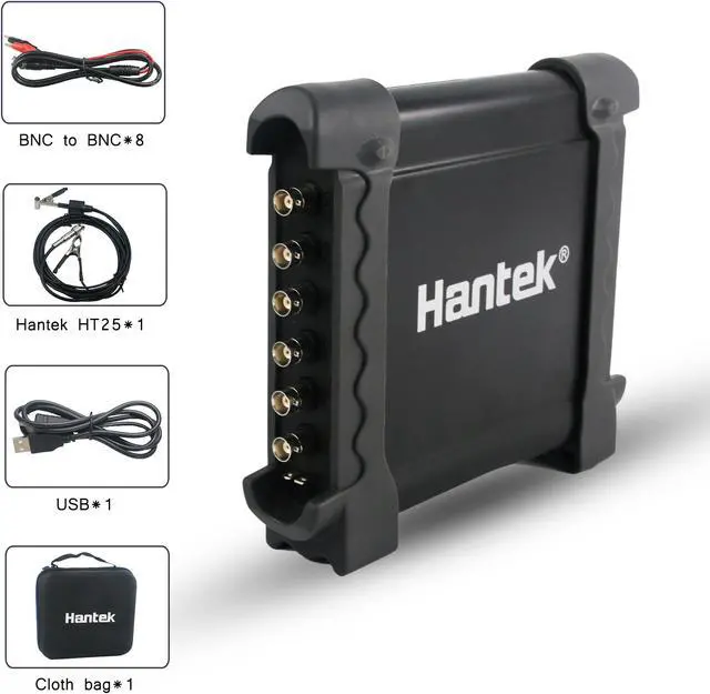 Alt view image 5 of 6 - Hantek 1008C 8 Channels Programmable Generator 1008C Automotive Oscilloscope Digital Multime PC Storage Osciloscopio USB