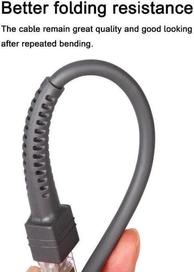 Alt view image 2 of 6 - 5-Pcs 6FT USB Cable Barcode Scanner Cord For Symbol LS2208 CBA-U01-S07ZAR