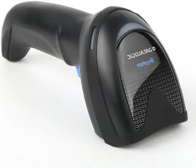 Alt view image 2 of 6 - Datalogic GM4500-BK-433K1 2D USB Handheld Cordless Barcode Scanner Reader w Base
