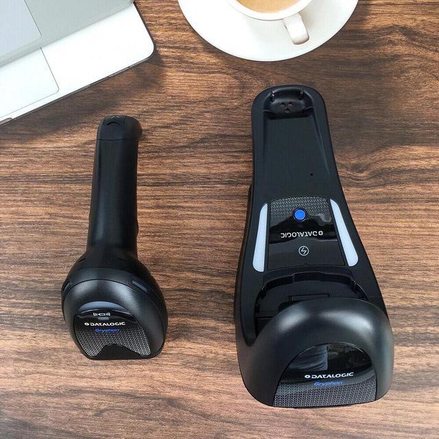 Alt view image 5 of 6 - Datalogic GM4500-BK-433K1 Wireless Barcode Scanner w/ USB Cable & Cradle