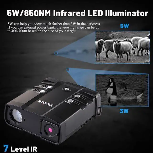 Alt view image 4 of 7 - 1080P FHD300 Digital Infrared Night Vision Binoculars Telescope for Hunting