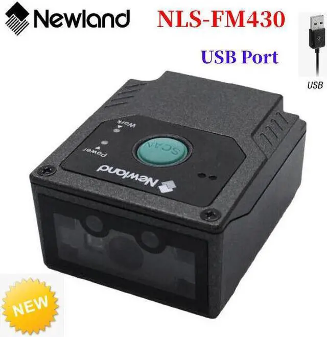 Main image of Newland NLS-FM430 1/2D CMOS Fixed Mount Barcode Scanner Replace GFS4450 GFS4470 (GFS4470,USB)