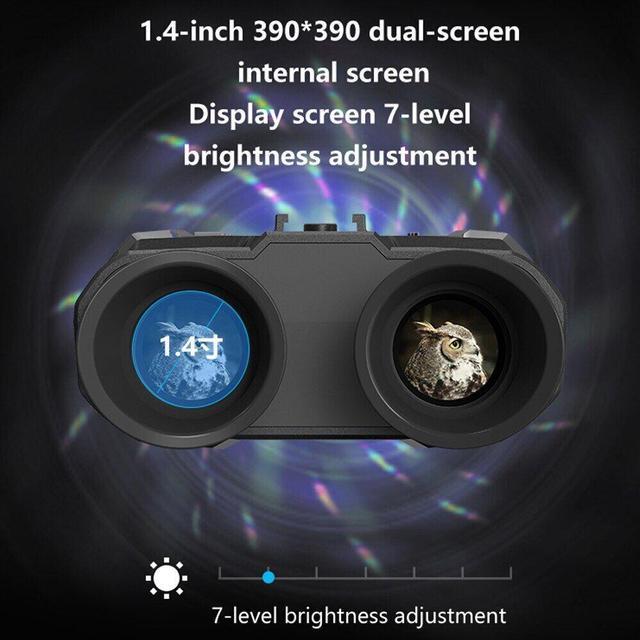 Alt view image 4 of 7 - NV8000 3D Night Vision Goggles Binocular Night Vision Hunting Googles for Helmet
