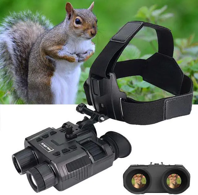 Alt view image 3 of 7 - NV8000 3D Night Vision Binoculars Hunting Infrared Digital Head Mount Goggles