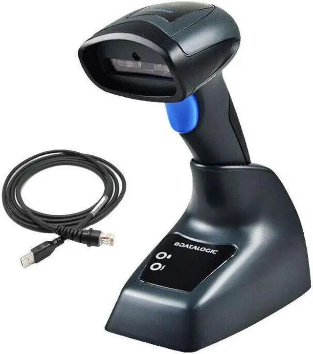 Alt view image 5 of 5 - Datalogic QuickScan QBT2131-BK-BTK1 USB Bluetooth Handheld 1D Barcode Scanner