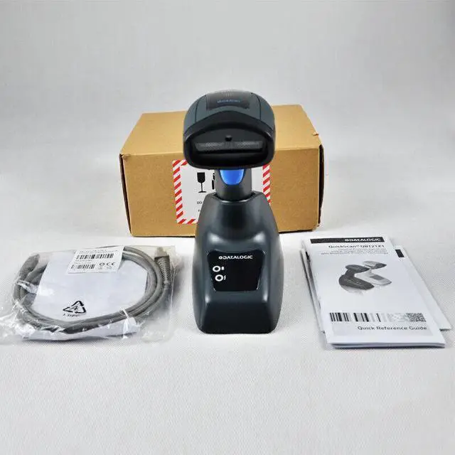 Alt view image 4 of 4 - Datalogic QuickScan I QM2131 1D Wireless Handheld Barcode Scanner QM2131-BK-433
