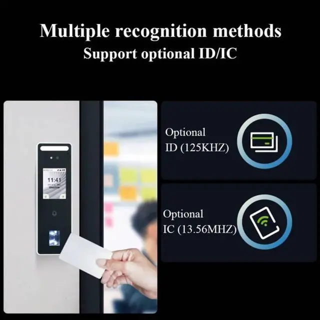 Alt view image 5 of 6 - MECARE Nface260 Face Facial Recognition RFID Card Door Access Control System (standard)