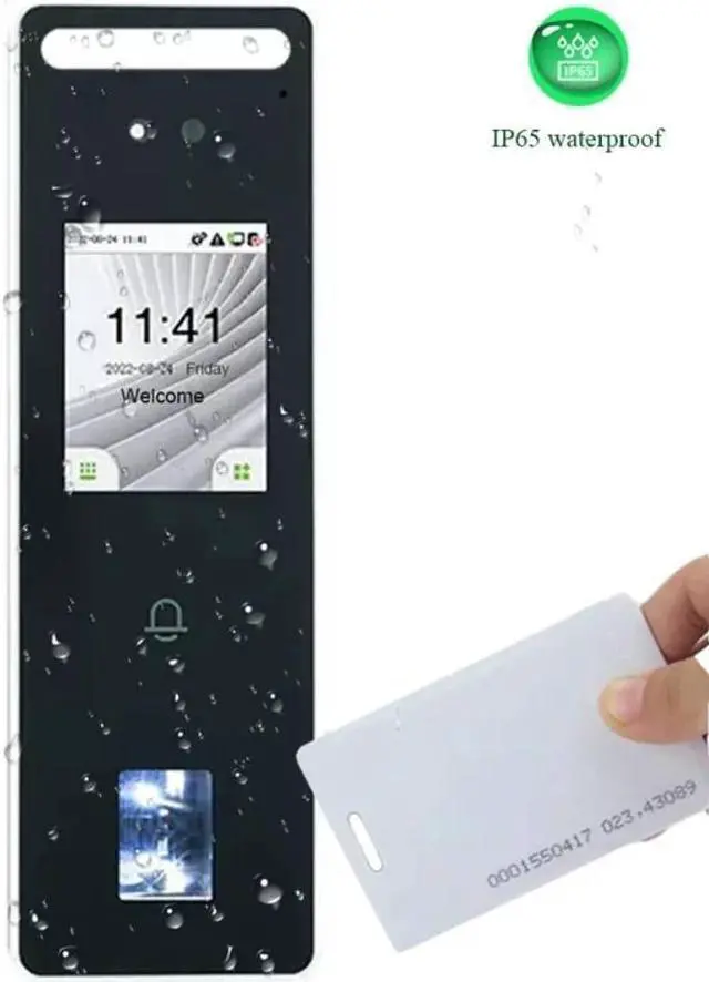 Alt view image 3 of 7 - MECARE Nface260 Face Facial Recognition RFID Card Door Access Control System  +ID