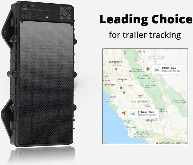 Alt view image 3 of 6 - Jimi 4G Solar Powered GPS Tracker LL303 With Real-Time Tracking IP67 Waterproof