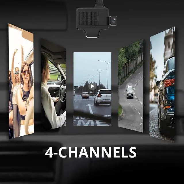 Alt view image 2 of 7 - Jimi JC450 4G Car Dash Cam DVR Recorder WiFi 3 Camera Live Video GPS Tracking