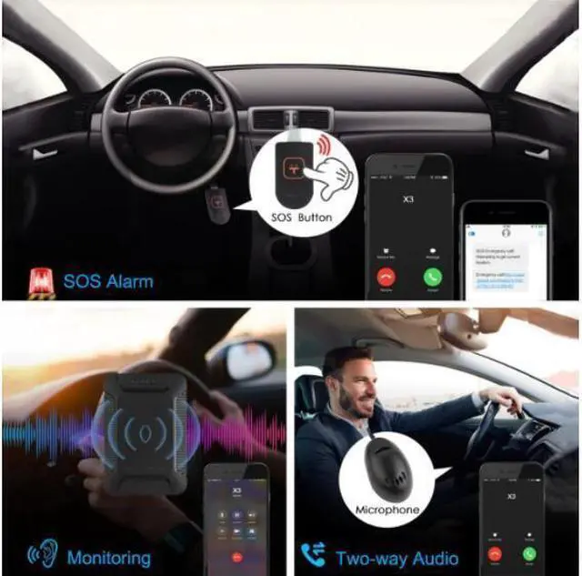 Alt view image 3 of 7 - JIMI X3 2G GSM GPS Tracker with SOS Voice Monitoring Two-way Talk Remote Cut-Off