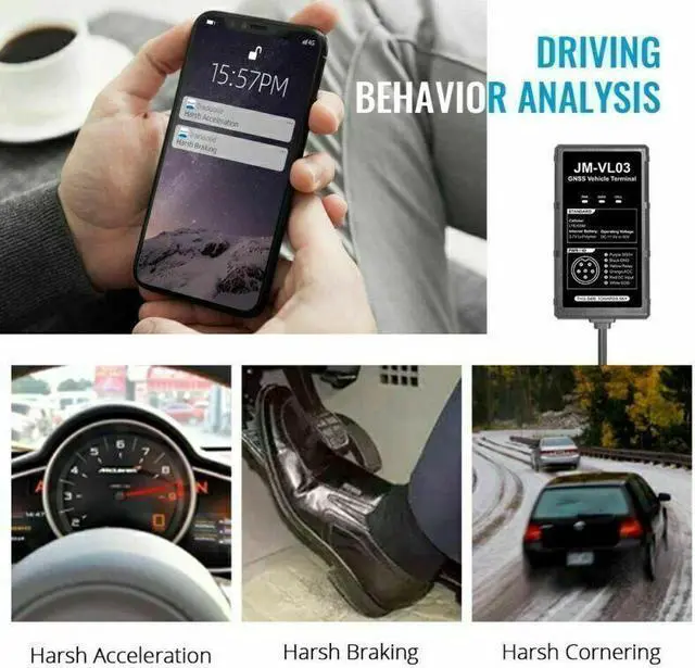Alt view image 3 of 6 - Jimi VL03 GPS Tracker 4G LTE Waterproof 9-90V Driving Behavior Oil Cut-Off