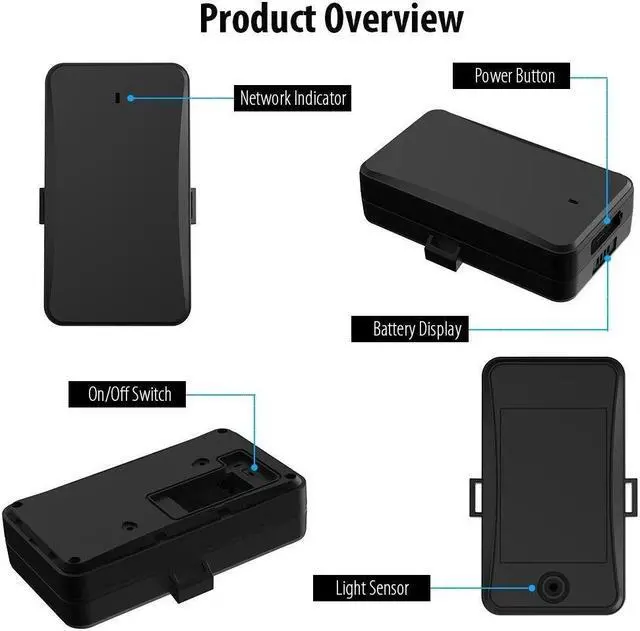 Alt view image 2 of 6 - JIMI LL01 GPS Tracking Device 4G Locator Long Battery Bluetooth Car Tracker