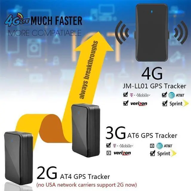 Alt view image 5 of 6 - JIMI LL01 GPS Tracking Device 4G Locator Long Battery Bluetooth Car Tracker