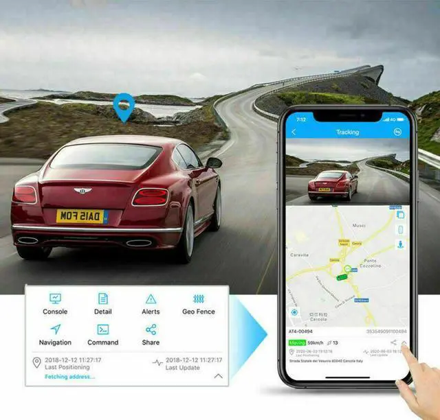 Alt view image 2 of 7 - Jimi LL01 4G LTE Car Magnetic GPS Tracker Real-Time Tracking IP65 Waterproof