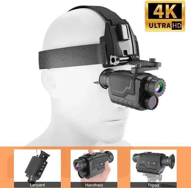 Main image of NV8260 36MP 400M Head Mounted Night Vision Infrared Monocular Starlight Sensor