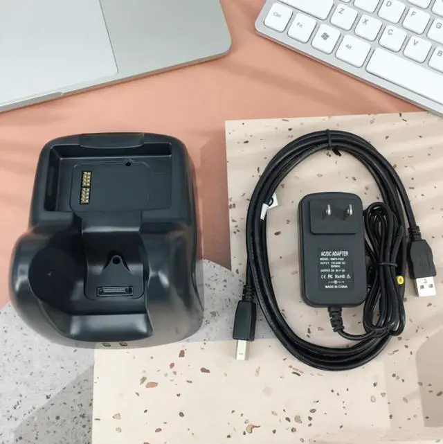 Alt view image 2 of 5 - Datalogic Skorpio X3 X4 Single Cradle Base with Power Supply 94A150062