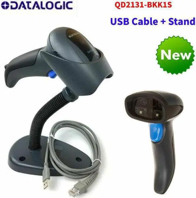 Main image of Datalogic QuickScan QD2430 2D Handheld Barcode Scanner with USB Cable & Stand