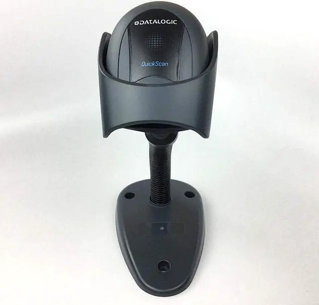 Alt view image 3 of 5 - Datalogic Scanning QD2131-BKK1S QuickScan Handheld Barcode Scanner w/USB Stand