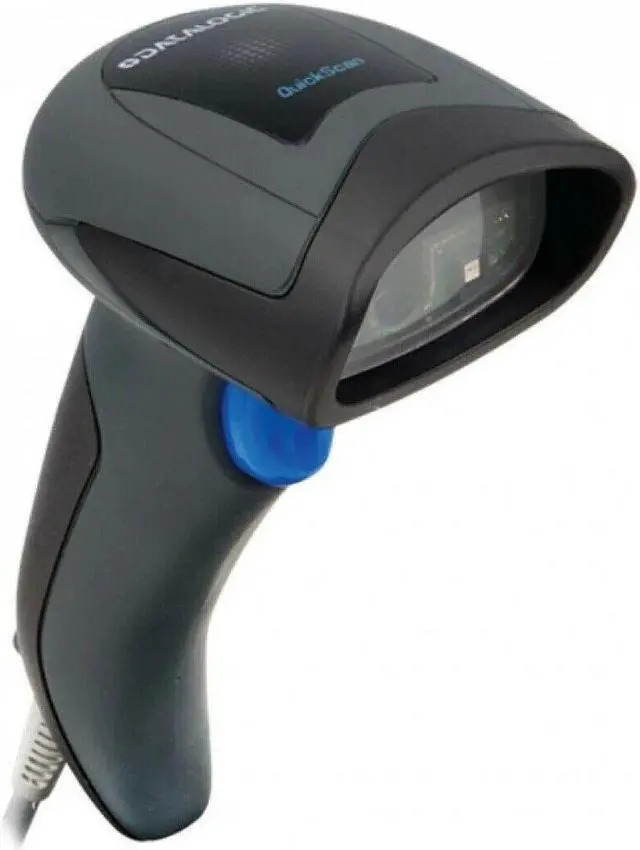 Alt view image 4 of 5 - Datalogic Scanning QD2131-BKK1S QuickScan Handheld Barcode Scanner w/USB Stand
