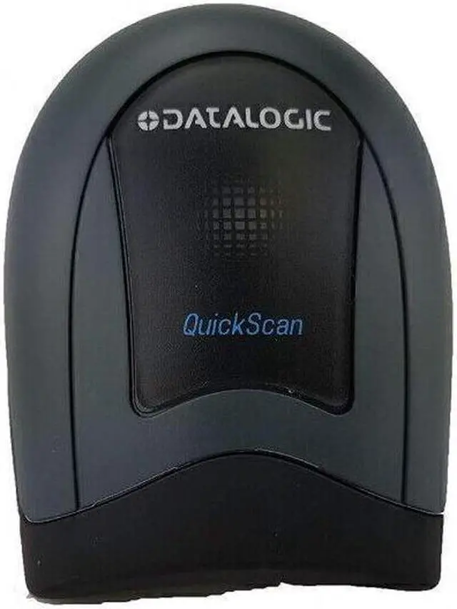 Alt view image 2 of 7 - Datalogic QuickScan QD2430 2D Handheld Barcode Scanner with USB Cable & Stand