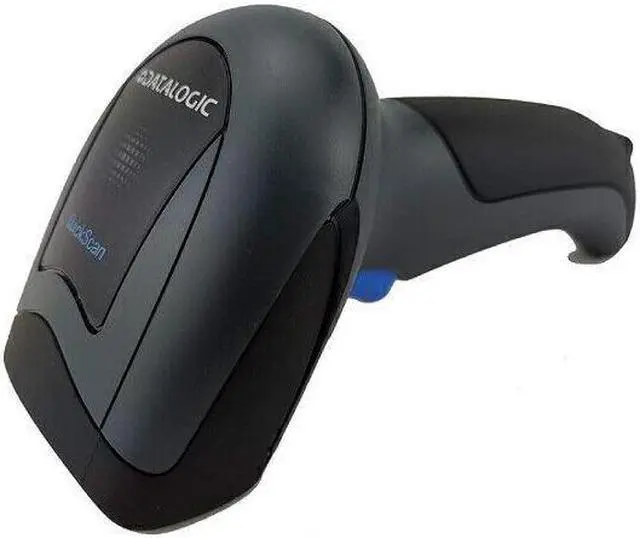 Alt view image 4 of 7 - Datalogic QuickScan QD2430 2D Handheld Barcode Scanner with USB Cable & Stand