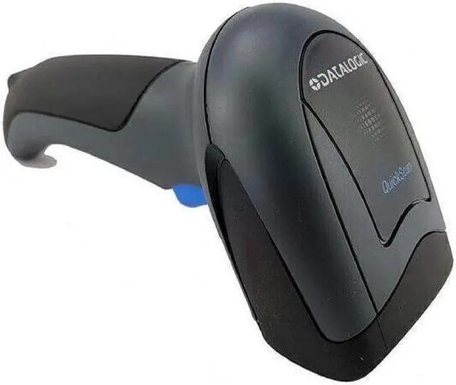 Alt view image 6 of 7 - Datalogic QuickScan QD2430 2D Handheld Barcode Scanner with USB Cable & Stand