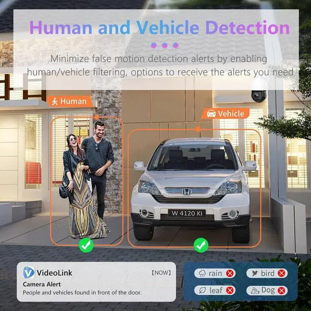 Alt view image 4 of 7 - Compatible 8MP 36X Zoom 2 Way Audio PTZ Speed Dome Security IP Camera