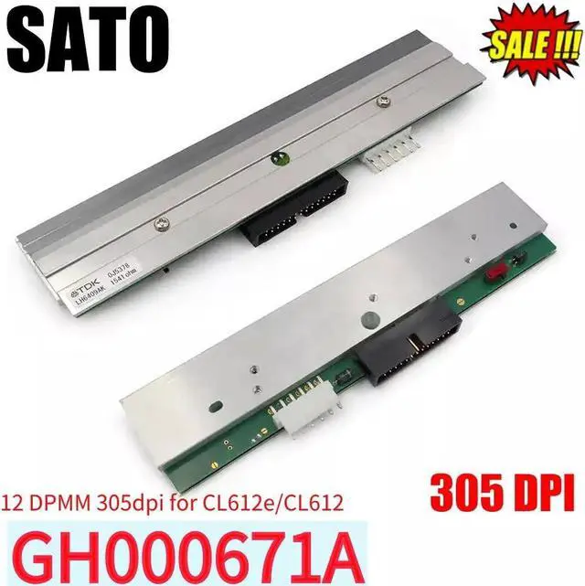 Main image of GH000671A New Printhead for SATO CL612E Thermal Label Printer 305dpi Genuine
