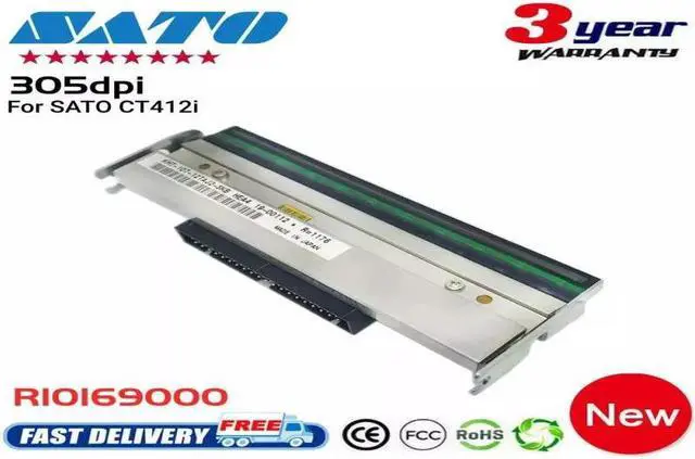 Main image of SATO Genuine R10169000 for CT412i Thermal Transfer Label Printhead 305DPI, NEW