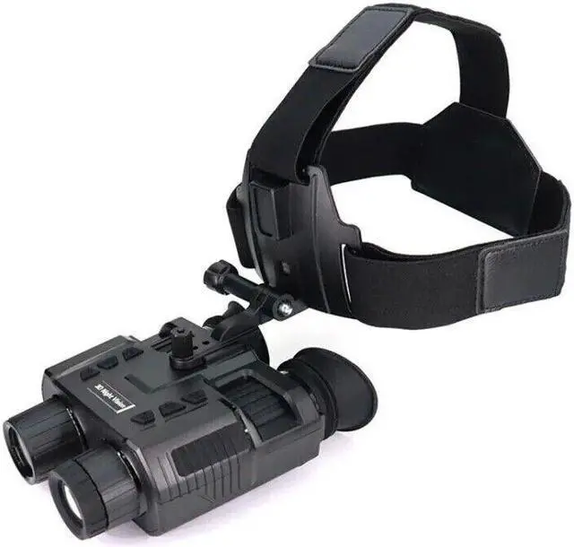 Alt view image 3 of 7 - NV8000 Night Vision Binoculars Goggles Head Mount Infrared Night Vision 1080P