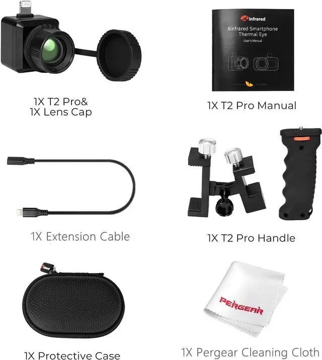 Alt view image 5 of 13 - Xinfrared T2 Pro Thermal Monocular Outdoor Detect Night Vision Hunt iOS IPhone