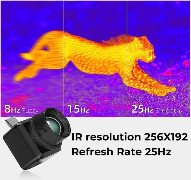Alt view image 3 of 6 - (IOS Only) InfiRay T2 Pro Thermal Camera Monocular Night Vision Hunt For iPhone