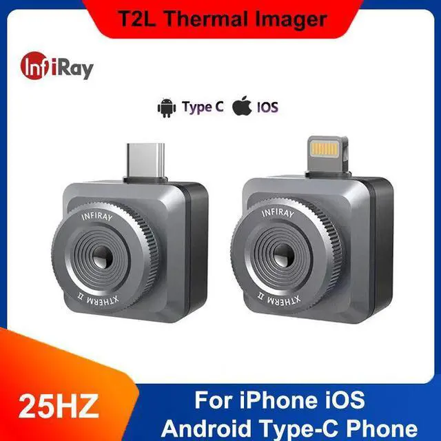 Main image of InfiRay T2L Thermal Imager Night Vision Monocular for iPhone & Android Type C for iPhone iOS