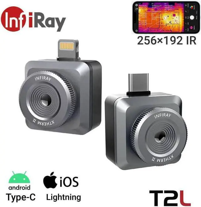 Main image of InfiRay T2L Infrared Thermal Imager Night Vision Camera For Andriod & IOS Phone for iPhone iOS