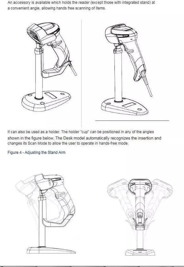Alt view image 7 of 7 - Datalogic QD2590-BKK1 Corded Area Imager Barcode Scanner 2D Imager W/Cable