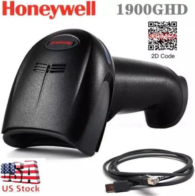 Main image of Honeywell Xenon 1900GHD-2USB High Density 2D Handheld Barcode Scanner USB Cable