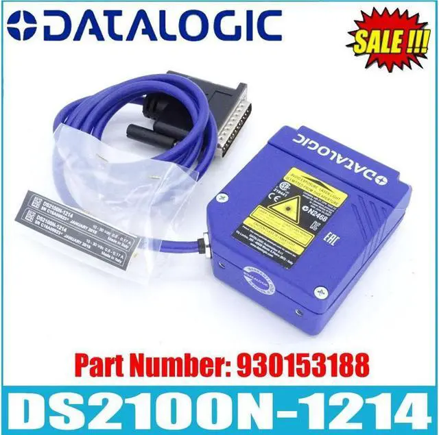 Main image of DATALOGIC DS2100N-1214 INDUSTRIAL LASER BARCODE SCANNER READER (55792 - NEW)   Part Number: 930153188