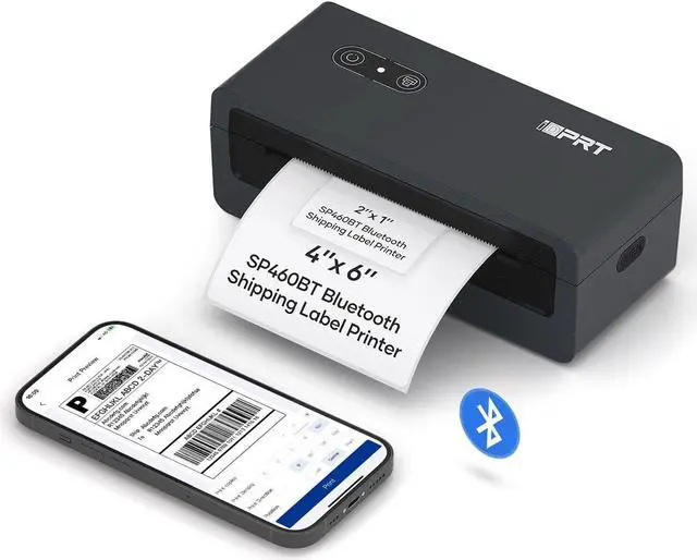 Main image of iDPRT Shipping Label Printer 4x6 Bluetooth Thermal Label Printer for Small Business and Shipping Packaging,  for Phone via APP,