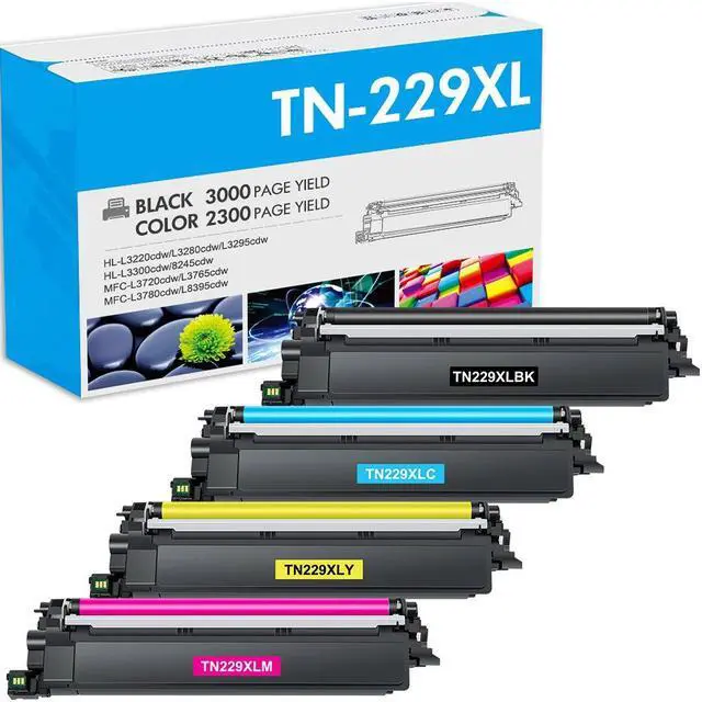 Alt view image 4 of 6 - TN229XL Toner Cartridge For Brother TN-229 MFC-L3780CDW HL-L3220cdw MFC-L3720cdw