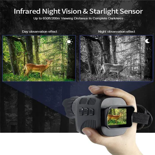 Alt view image 3 of 7 - NV3185 4X Monocular Digital Telescope Hunting Night Device for Hunting Animal