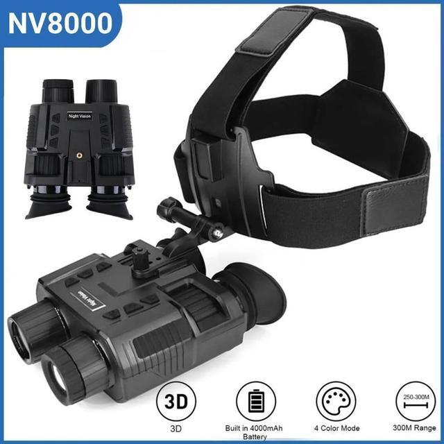 Main image of NV8000 3D Night Vision Binoculars Infrared Digital Head Mount Goggles Hunting