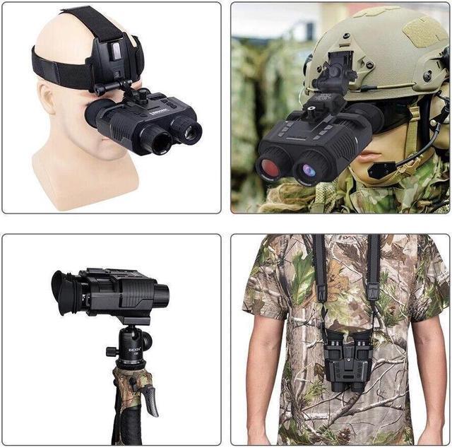 Alt view image 5 of 7 - NV8000 3D Night Vision Binoculars Infrared Digital Head Mount Goggles Hunting