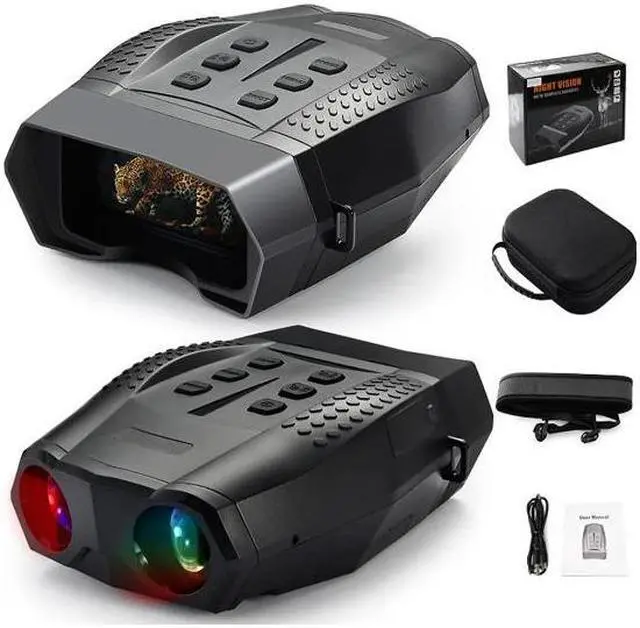 Alt view image 6 of 7 - Night Vision Binoculars Infrared Digital Night Vision Shooting Hunting Telescope