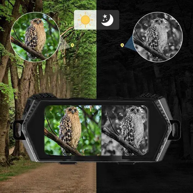 Alt view image 4 of 7 - NV5100 Night Vision Binoculars Infrared Digital Zoom Shooting Hunting Telescope