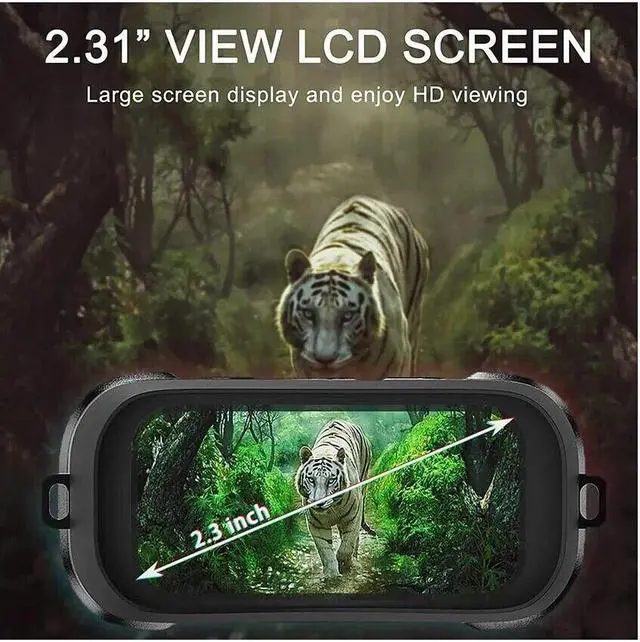 Alt view image 5 of 7 - Digital Night Vision Goggles Binoculars Infrared Scope Video IR Camera Telescope